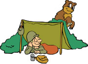 Soldier Camping