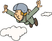 Soldier Parachuting