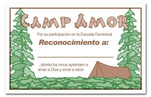 Certificado CampAmor