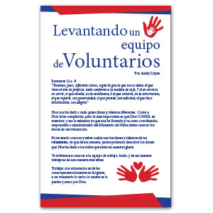 Librito "Levantando un Equipo de Voluntarios"