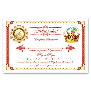 Certificate Royalty