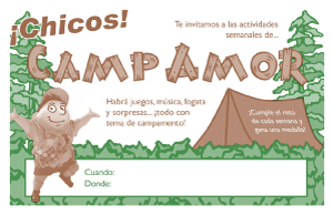 Poster/afiche CampAmor