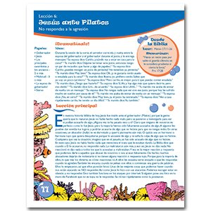 Ejemplo lección de maestro Sumérgete
