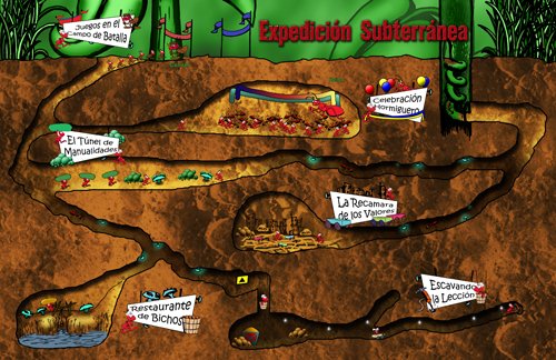 Mapa Hormiguero Gigante - Xsub